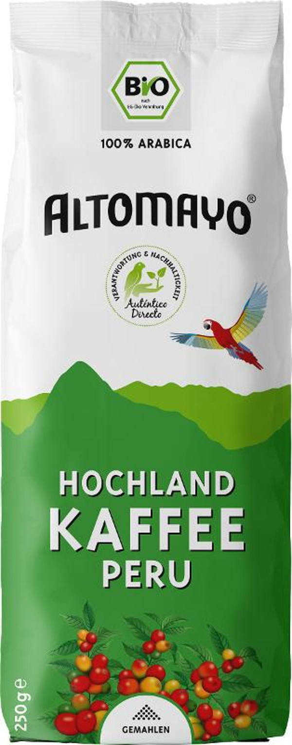 Produktfoto zu Hochland Kaffee Peru gemahlen 250g