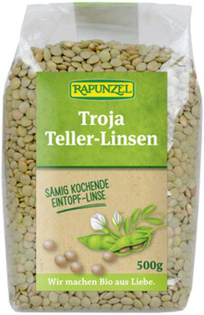 Produktfoto zu Troja Teller-Linsen 500g