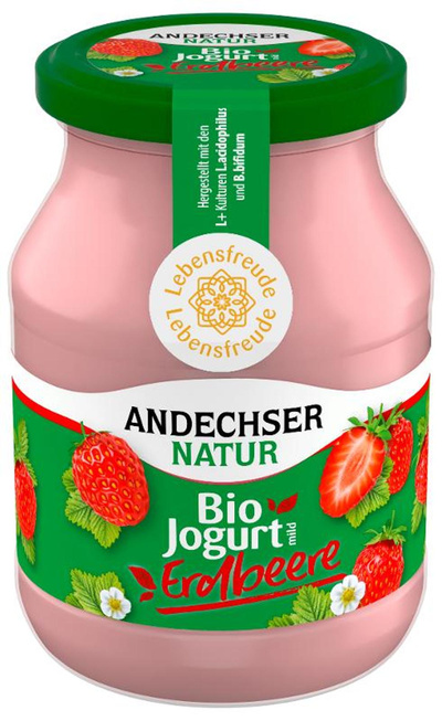 Produktfoto zu Joghurt mild Erdbeere 3,8% 500g