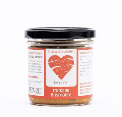 Produktfoto zu Aufstrich Minzige Linsmöhre 140g