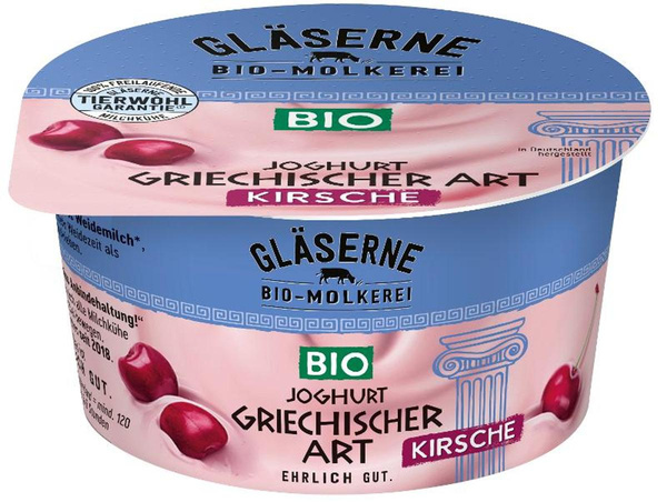 Produktfoto zu Joghurt griechische  Art Kirsche 150g