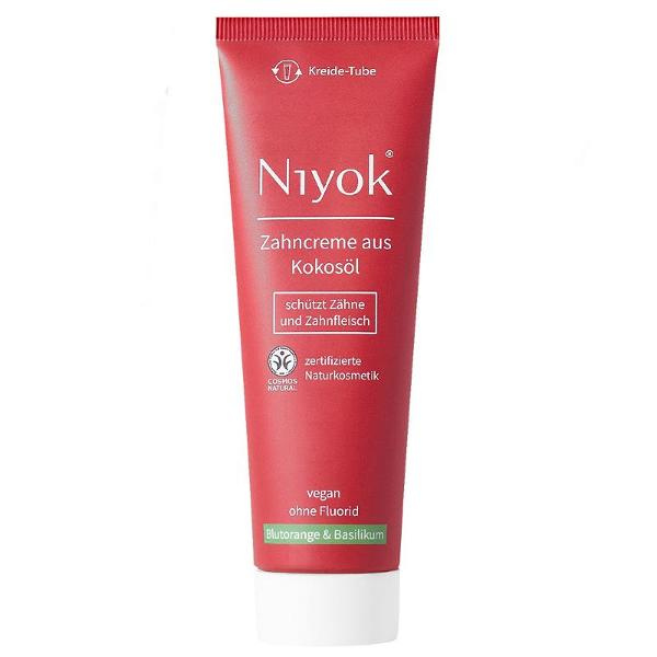 Produktfoto zu Niyok Zahncreme Blutorange Basilikum 75ml