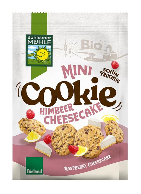 Produktfoto zu Mini Cookie Himbeere Cheesecake 125g