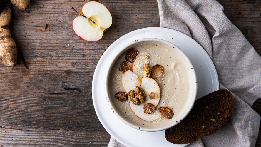 Rezeptbild für Topinambursuppe mit Apfel