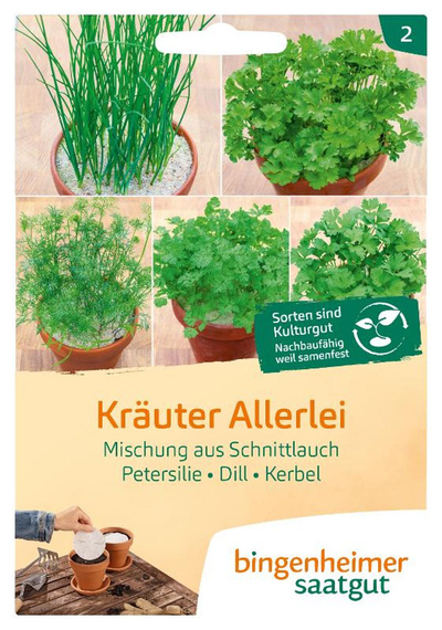 Produktfoto zu Saatgut Kräuter Allerlei