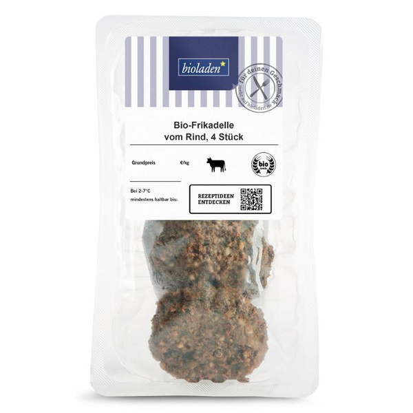 Produktfoto zu Frikadelle vom Rind 4 Stück ca. 340g