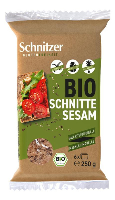 Produktfoto zu Schnitte Sesam glutenfrei 6x250g