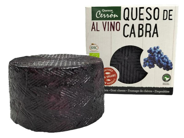 Produktfoto zu Cerrón Ziegenkäse mit Rotwein affiniert ca. 300g