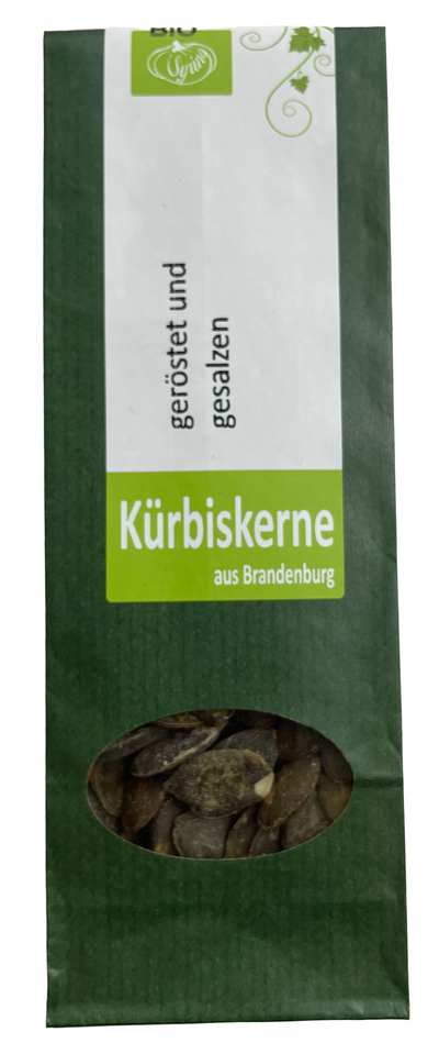 Produktfoto zu Beelitzer Kürbiskerne geröstet & gesalzen 80g