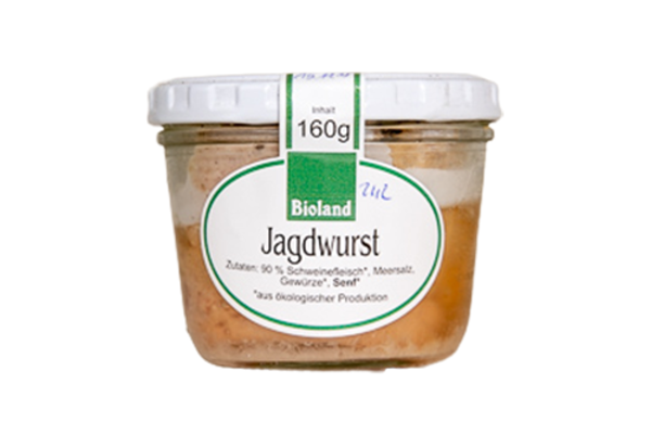 Produktfoto zu Jagdwurst im Glas 160g