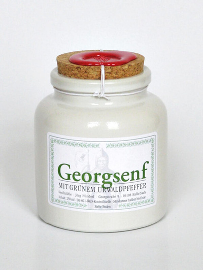 Produktfoto zu Georgsenf mit grünem Urwaldpfeffer 250ml