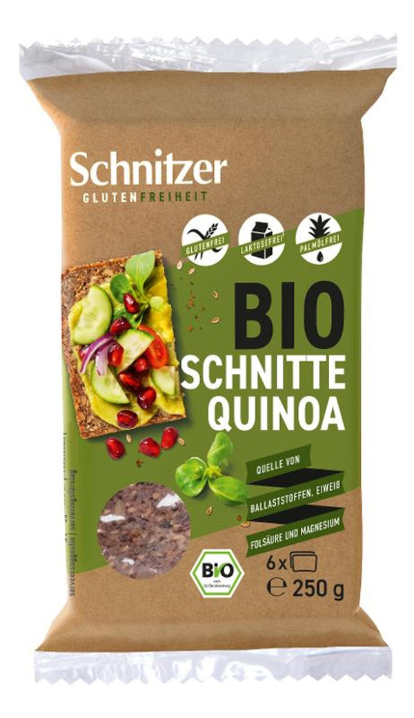 Produktfoto zu Schnitte Quinoa glutenfrei 6x250g