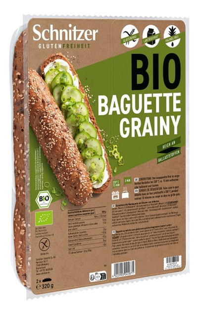 Produktfoto zu Körniges Baguette Grainy glutenfrei 6x320g