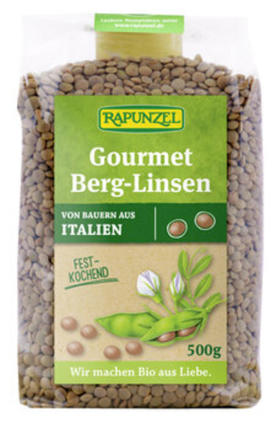 Produktfoto zu Gourmet Berg-Linsen 500g
