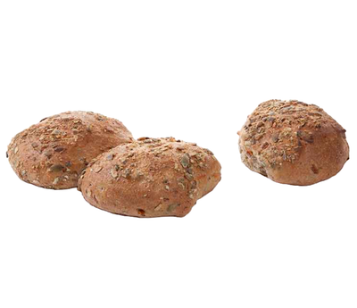 Produktfoto zu Dinkel Vollkornbrötchen Kürbis Möhre 3er