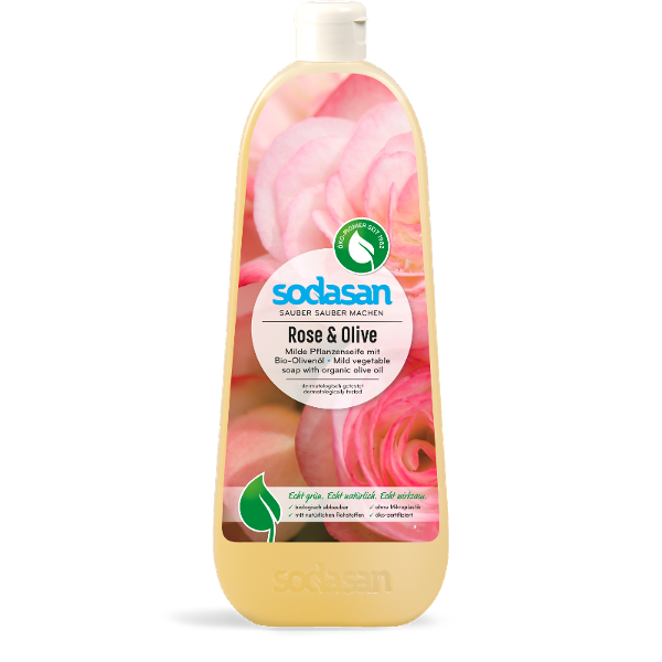 Produktfoto zu Nachfüller Flüssigseife Rose Olive 1l