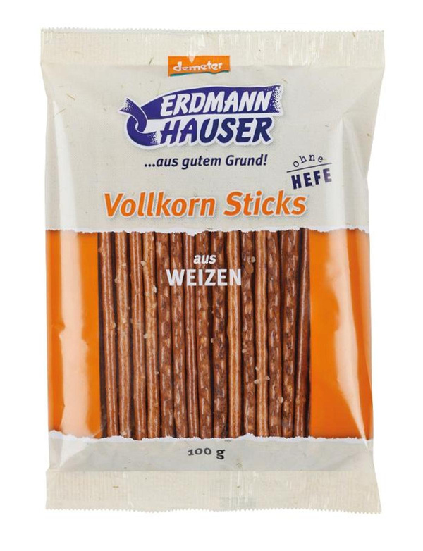 Produktfoto zu Weizen Vollkorn Sticks 125g