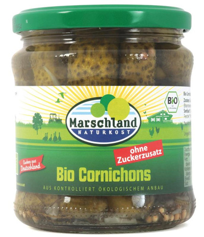 Produktfoto zu Cornichons ohne Zuckerzusatz 370g