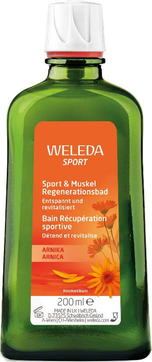Produktfoto zu Sport & Muskel Regenerationsbad Arnika 200ml