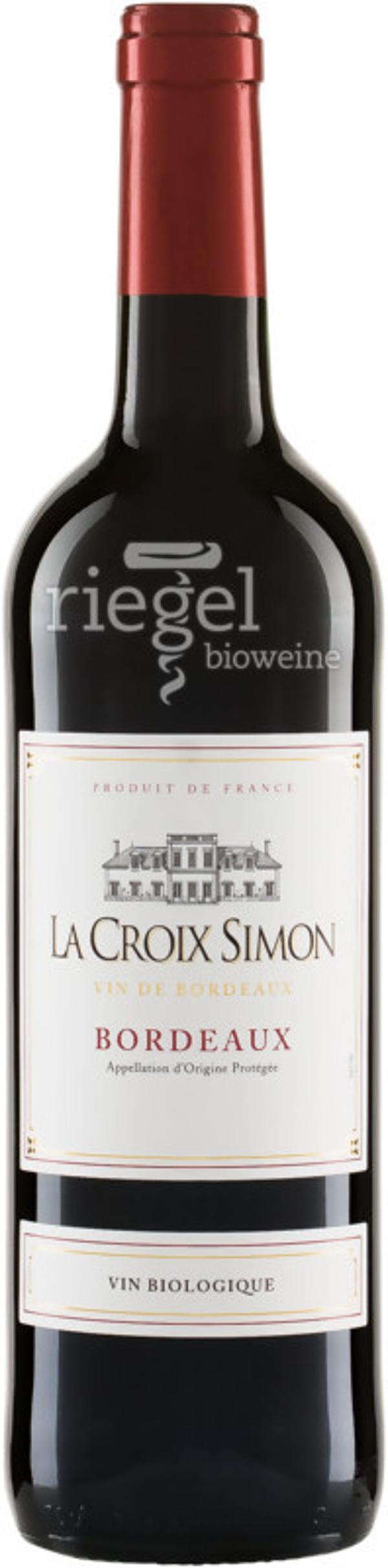 Produktfoto zu La Croix Simon Bordeaux Rouge AOP 2020 0,75l