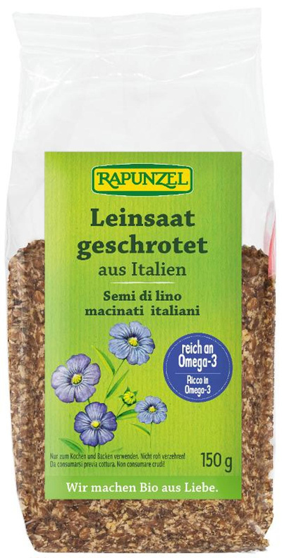 Produktfoto zu Leinsaat geschrotet 150g
