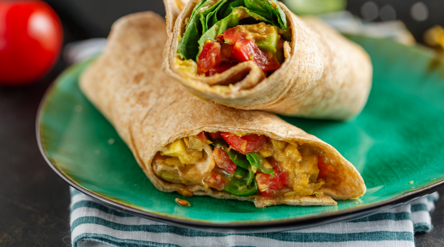 Rezeptbild für 10 Minuten Tempeh Wraps