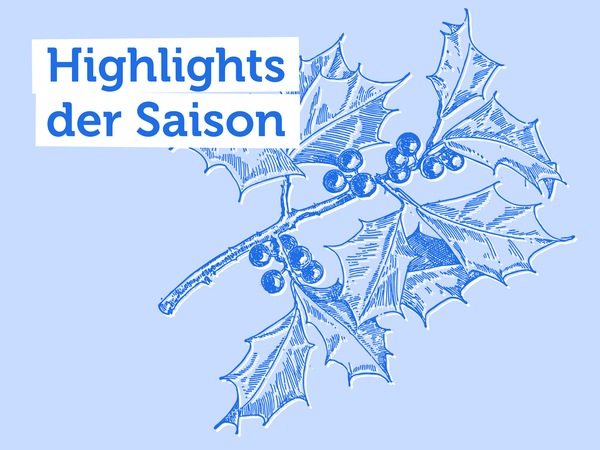 Gemüse in einer Kiste, Text: "Highlights der Saison".