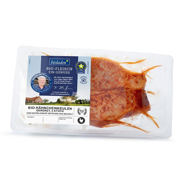 Produktfoto zu Hähnchenkeulen gewürzt 2 Stück ca. 500g