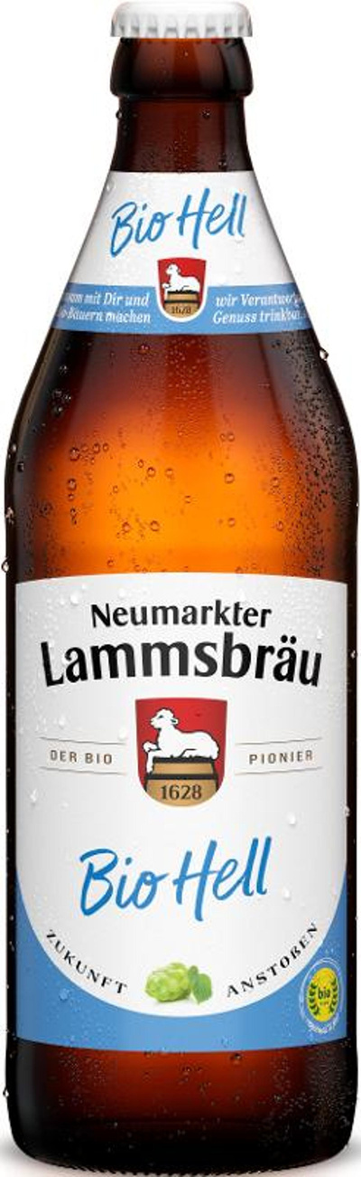 Produktfoto zu Lammsbräu Hell 10 x 0,5l