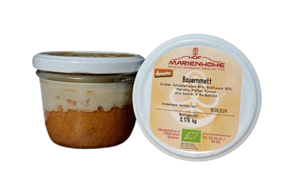 Produktfoto zu Bauernmett Marienhöhe im Glas ca. 160g