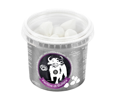 Produktfoto zu Perline di Bufala, Büffelmozzarella 125g