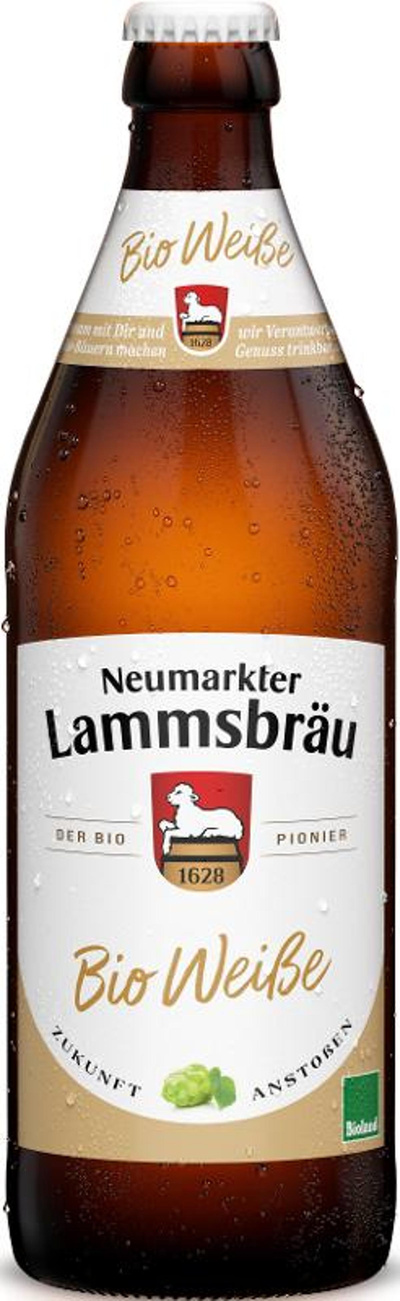 Produktfoto zu Lammsbräu Weiße 10 x 0,5l