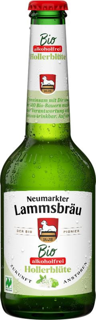 Produktfoto zu Lammsbräu Hollerblüte alkoholfrei 10 x 0,33l