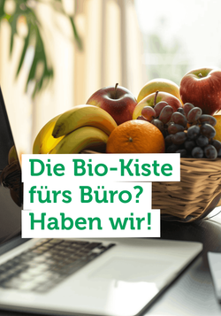 Produktfoto zu In unserem Geschäftskunden-Shop findest du ab sofort alles für den Büroalltag: frisches Obst, Bio-Snacks, Getränke und vieles mehr.