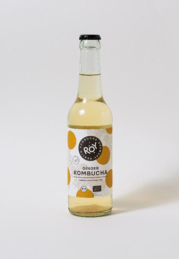 Produktfoto zu Ingwer Kombucha 0,33l