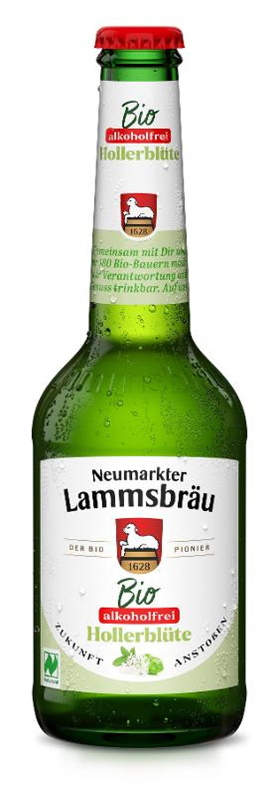 Produktfoto zu Lammsbräu Hollerblüte alkoholfrei 10 x 0,33l