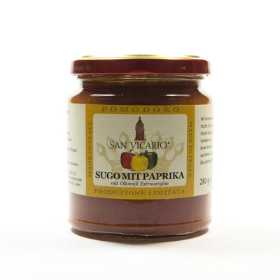 Produktfoto zu Tomatensugo mit Paprika 280g