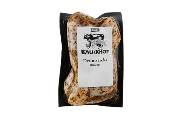 Produktfoto zu Hähnchen-Drumsticks Kräuter, 4 Stück ca. 400g