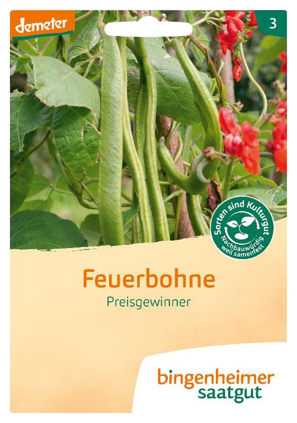 Produktfoto zu Saatgut Feuerbohne