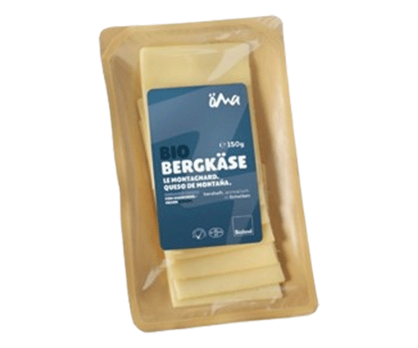 Produktfoto zu Bergkäse in Scheiben 150g