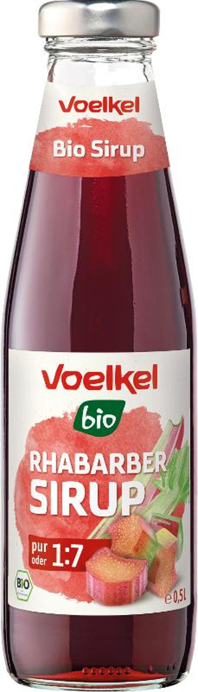 Produktfoto zu Rhabarber Sirup 0,5l