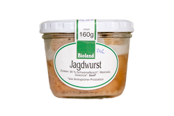 Produktfoto zu Jagdwurst im Glas 160g