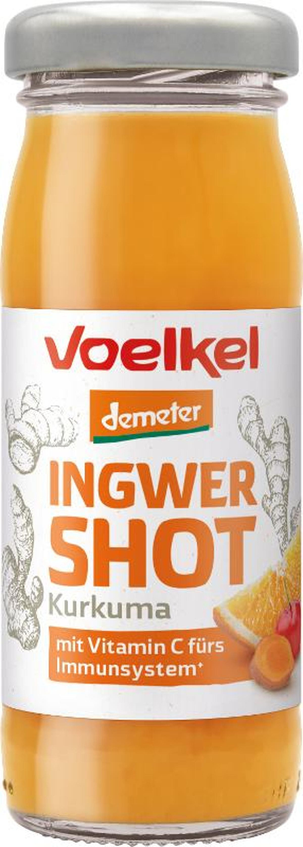 Produktfoto zu Shots Ingwer Kurkuma 8x95ml