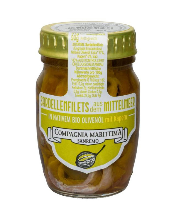 Produktfoto zu Sardellenfilets Kapern 90g