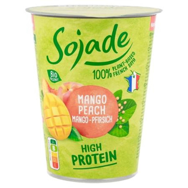 Produktfoto zu Sojade Joghurt Mango Pfirsich 400g