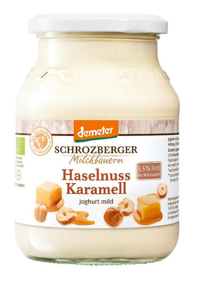 Produktfoto zu Joghurt Haselnuss Karamell 3,5% 500g