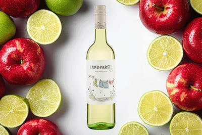 Produktfoto zu Landpartie alkoholfrei Weiß,  0,75l