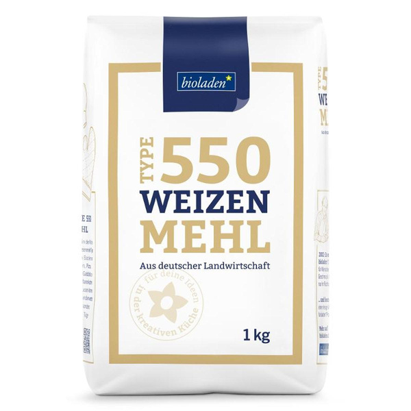 Produktfoto zu Weizenmehl 550 1kg