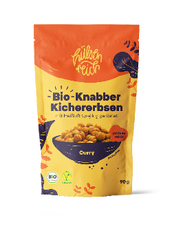 Produktfoto zu Geröstete Kichererbsen Curry 90g