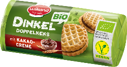 Produktfoto zu Dinkel Doppelkeks mit Kakaocreme 90g